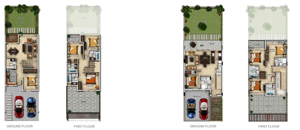 Akoya Cuatro Villas floor plan