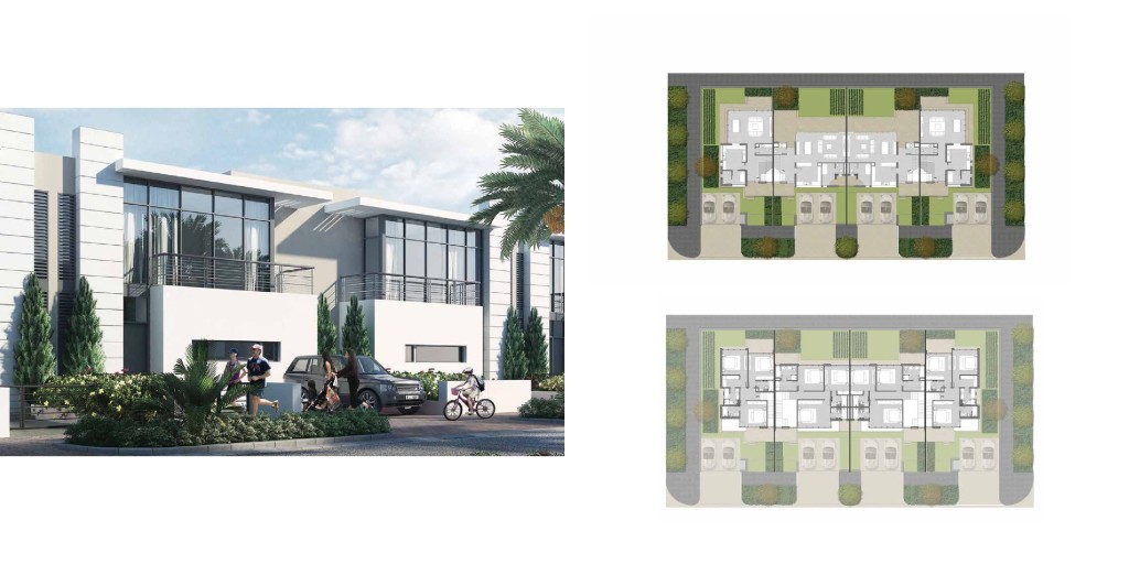 Akoya By Damac Villas layouts