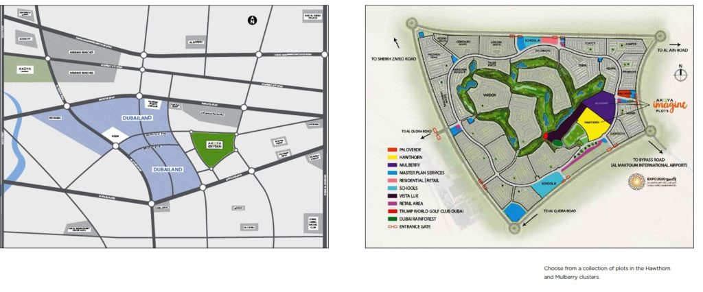 akoya imagine plots master plan and location