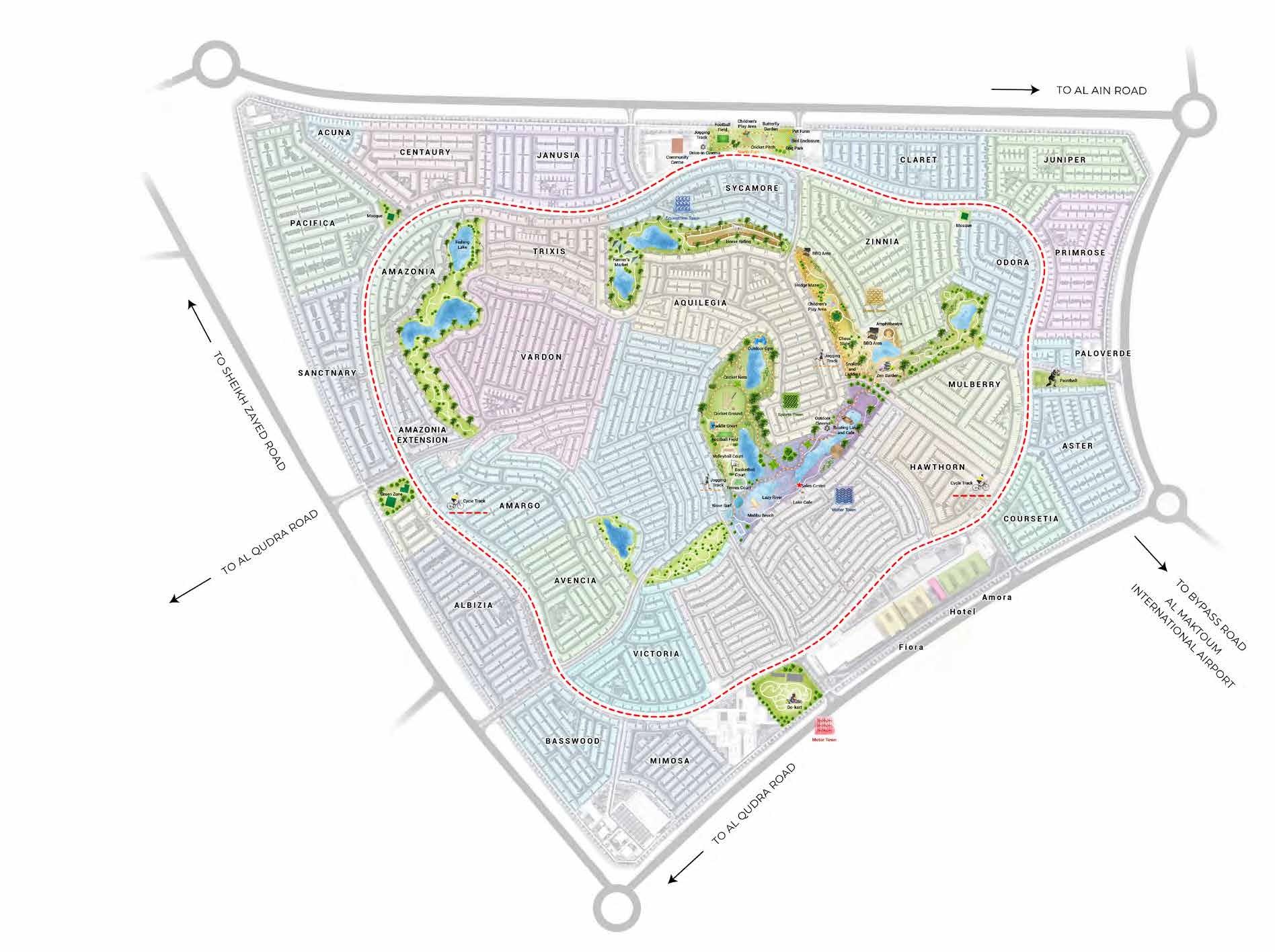 Damac Hills 2 masterplan